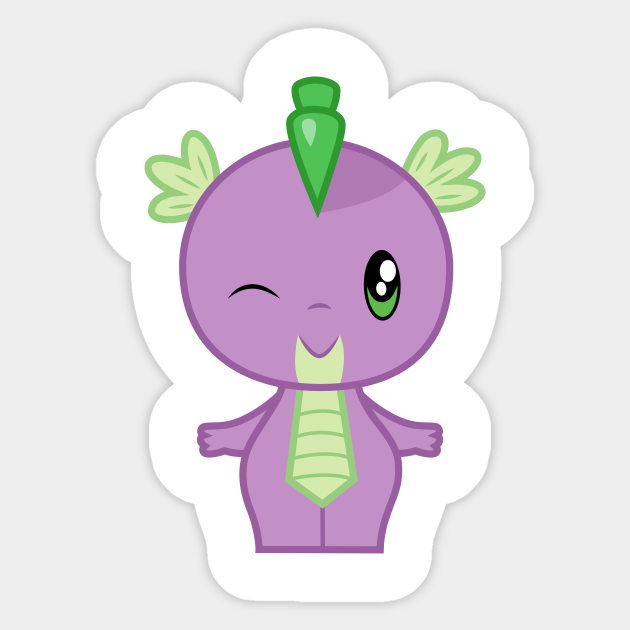 Cutie Mark Crew Spike - My Little Pony - Sticker | TeePublic